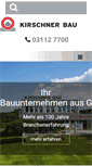 Mobile Screenshot of kirschner-bau.at